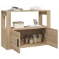 vidaXL Sideboard Sonoma-Eiche 80x30x60 cm Holzwerkstoff vidaXL Sideboard Sonoma-Eiche 80x30x60 cm Holzwerkstoff
