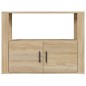 vidaXL Sideboard Sonoma-Eiche 80x30x60 cm Holzwerkstoff vidaXL Sideboard Sonoma-Eiche 80x30x60 cm Holzwerkstoff