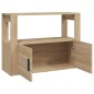 vidaXL Sideboard Sonoma-Eiche 80x30x60 cm Holzwerkstoff vidaXL Sideboard Sonoma-Eiche 80x30x60 cm Holzwerkstoff