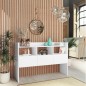 vidaXL Sideboard Weiß 105x30x70 cm Holzwerkstoff vidaXL Sideboard Weiß 105x30x70 cm Holzwerkstoff