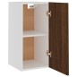 vidaXL Hängeschrank Braun Eichen-Optik 29,5x31x60 cm Holzwerkstoff vidaXL Hängeschrank Braun Eichen-Optik 29,5x31x60 cm Holzwerkstoff