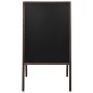 vidaXL Tafel Kundenstopper Doppelseitig Zedernholz Freistehend 60×80cm vidaXL Tafel Kundenstopper Doppelseitig Zedernholz Freistehend 60×80cm