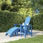 vidaXL Adirondack-Gartentisch Meeresblau 38x38x46 cm HDPE vidaXL Adirondack-Gartentisch Meeresblau 38x38x46 cm HDPE