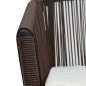 Gartenstühle 2 Stk. Braun PE-Rattan Gartenstühle 2 Stk. Braun PE-Rattan