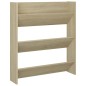 vidaXL Wand-Schuhschrank Sonoma-Eiche 80x18x90 cm Holzwerkstoff vidaXL Wand-Schuhschrank Sonoma-Eiche 80x18x90 cm Holzwerkstoff