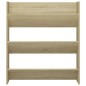 vidaXL Wand-Schuhschrank Sonoma-Eiche 80x18x90 cm Holzwerkstoff vidaXL Wand-Schuhschrank Sonoma-Eiche 80x18x90 cm Holzwerkstoff