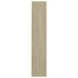 vidaXL Wand-Schuhschrank Sonoma-Eiche 80x18x90 cm Holzwerkstoff vidaXL Wand-Schuhschrank Sonoma-Eiche 80x18x90 cm Holzwerkstoff