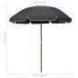 vidaXL Sonnenschirm mit Stahlmast 240 cm Anthrazit vidaXL Sonnenschirm mit Stahlmast 240 cm Anthrazit