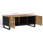vidaXL Couchtisch 100x54x40 cm Massivholz Mango & Holzwerkstoff vidaXL Couchtisch 100x54x40 cm Massivholz Mango & Holzwerkstoff
