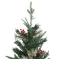 vidaXL Weihnachtsbaum mit Zapfen Grün 225 cm PVC & PE vidaXL Weihnachtsbaum mit Zapfen Grün 225 cm PVC & PE