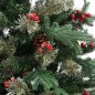 vidaXL Weihnachtsbaum mit Zapfen Grün 225 cm PVC & PE vidaXL Weihnachtsbaum mit Zapfen Grün 225 cm PVC & PE