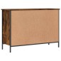 vidaXL Schuhregal Räuchereiche 100x35x70 cm Holzwerkstoff vidaXL Schuhregal Räuchereiche 100x35x70 cm Holzwerkstoff