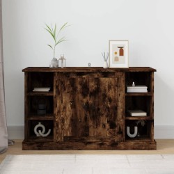 vidaXL Sideboard Räuchereiche 100x35,5x60 cm Holzwerkstoff