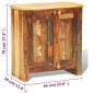 vidaXL Anrichte mit 2 Türen Altholz Massivholz Vintage vidaXL Anrichte mit 2 Türen Altholz Massivholz Vintage