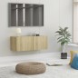 vidaXL TV-Schrank Sonoma-Eiche 80x30x30 cm Holzwerkstoff vidaXL TV-Schrank Sonoma-Eiche 80x30x30 cm Holzwerkstoff