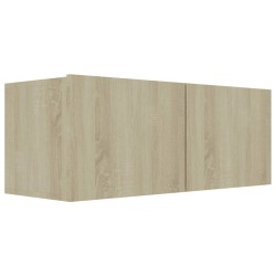 vidaXL TV-Schrank Sonoma-Eiche 80x30x30 cm Holzwerkstoff