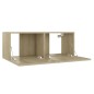 vidaXL TV-Schrank Sonoma-Eiche 80x30x30 cm Holzwerkstoff vidaXL TV-Schrank Sonoma-Eiche 80x30x30 cm Holzwerkstoff
