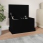 vidaXL Truhe Schwarz 50x30x28 cm Holzwerkstoff vidaXL Truhe Schwarz 50x30x28 cm Holzwerkstoff