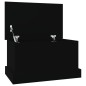 vidaXL Truhe Schwarz 50x30x28 cm Holzwerkstoff vidaXL Truhe Schwarz 50x30x28 cm Holzwerkstoff