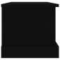 vidaXL Truhe Schwarz 50x30x28 cm Holzwerkstoff vidaXL Truhe Schwarz 50x30x28 cm Holzwerkstoff