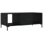 vidaXL Couchtisch Schwarz 102x50x40 cm Holzwerkstoff vidaXL Couchtisch Schwarz 102x50x40 cm Holzwerkstoff
