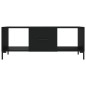 vidaXL Couchtisch Schwarz 102x50x40 cm Holzwerkstoff vidaXL Couchtisch Schwarz 102x50x40 cm Holzwerkstoff