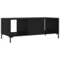 vidaXL Couchtisch Schwarz 102x50x40 cm Holzwerkstoff vidaXL Couchtisch Schwarz 102x50x40 cm Holzwerkstoff
