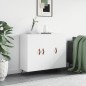 vidaXL Sideboard Weiß 90x34x80 cm Holzwerkstoff vidaXL Sideboard Weiß 90x34x80 cm Holzwerkstoff