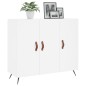 vidaXL Sideboard Weiß 90x34x80 cm Holzwerkstoff vidaXL Sideboard Weiß 90x34x80 cm Holzwerkstoff