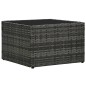 5-tlg. Garten-Sofagarnitur mit Auflagen Poly Rattan Grau 5-tlg. Garten-Sofagarnitur mit Auflagen Poly Rattan Grau