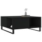 vidaXL Couchtisch Schwarz 80x80x36,5 cm Holzwerkstoff vidaXL Couchtisch Schwarz 80x80x36,5 cm Holzwerkstoff