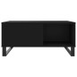 vidaXL Couchtisch Schwarz 80x80x36,5 cm Holzwerkstoff vidaXL Couchtisch Schwarz 80x80x36,5 cm Holzwerkstoff