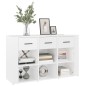 vidaXL Sideboard Hochglanz-Weiß 100x30x59,5 cm Holzwerkstoff vidaXL Sideboard Hochglanz-Weiß 100x30x59,5 cm Holzwerkstoff