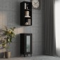 vidaXL Wandschrank Schwarz 34,5x32,5x90 cm Holzwerkstoff vidaXL Wandschrank Schwarz 34,5x32,5x90 cm Holzwerkstoff