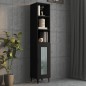 vidaXL Wandschrank Schwarz 34,5x32,5x90 cm Holzwerkstoff vidaXL Wandschrank Schwarz 34,5x32,5x90 cm Holzwerkstoff
