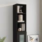 vidaXL Wandschrank Schwarz 34,5x32,5x90 cm Holzwerkstoff vidaXL Wandschrank Schwarz 34,5x32,5x90 cm Holzwerkstoff