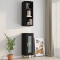 vidaXL Wandschrank Schwarz 34,5x32,5x90 cm Holzwerkstoff vidaXL Wandschrank Schwarz 34,5x32,5x90 cm Holzwerkstoff