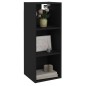 vidaXL Wandschrank Schwarz 34,5x32,5x90 cm Holzwerkstoff vidaXL Wandschrank Schwarz 34,5x32,5x90 cm Holzwerkstoff