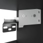 vidaXL Wandschrank Schwarz 34,5x32,5x90 cm Holzwerkstoff vidaXL Wandschrank Schwarz 34,5x32,5x90 cm Holzwerkstoff