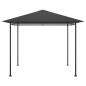 vidaXL Pavillon 3x3x2,7 m Anthrazit 180 g/m² vidaXL Pavillon 3x3x2,7 m Anthrazit 180 g/m²