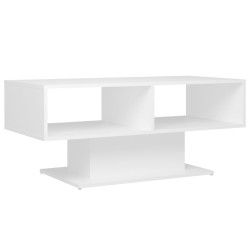 vidaXL Couchtisch Weiß 103,5x50x44,5 cm Holzwerkstoff