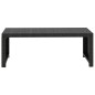 5-tlg. Garten-Lounge-Set mit Auflagen Poly Rattan Schwarz 5-tlg. Garten-Lounge-Set mit Auflagen Poly Rattan Schwarz