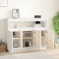 vidaXL Sideboard Weiß 104,5x34x80 cm Massivholz Kiefer vidaXL Sideboard Weiß 104,5x34x80 cm Massivholz Kiefer