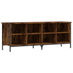 vidaXL Schuhregal Räuchereiche 131x35x50 cm Holzwerkstoff