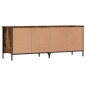 vidaXL Schuhregal Räuchereiche 131x35x50 cm Holzwerkstoff vidaXL Schuhregal Räuchereiche 131x35x50 cm Holzwerkstoff