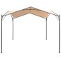 vidaXL Pavilion Partyzelt Überdachung 3x3 m Stahl Beige vidaXL Pavilion Partyzelt Überdachung 3x3 m Stahl Beige