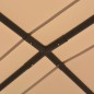 vidaXL Pavilion Partyzelt Überdachung 3x3 m Stahl Beige vidaXL Pavilion Partyzelt Überdachung 3x3 m Stahl Beige