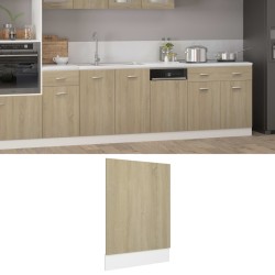vidaXL Geschirrspülerblende Sonoma-Eiche 45x3x67 cm Holzwerkstoff