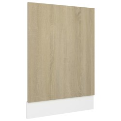 vidaXL Geschirrspülerblende Sonoma-Eiche 45x3x67 cm Holzwerkstoff