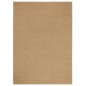 vidaXL Schlingenteppich Handgefertigt 160x230 cm Jute und Baumwolle